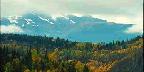 Looking Down On Lakes And Mountains