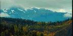 Snow Textures On Mountain's Sides