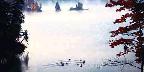 Sternwheeler, smokestacks