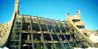 Man and crocodile, Florida, U.S.A.