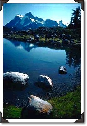 Peak Behind Mountain Lake Peak Behind Mountain Lake