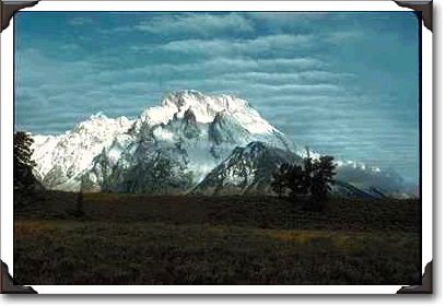 Rugged Peak, Washboard Clouds Rugged Peak, Washboard Clouds