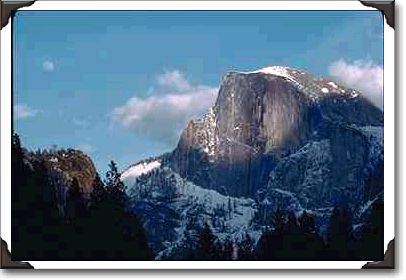 Full Moon Over Half Dome, Yosemite Full Moon Over Half Dome, Yosemite