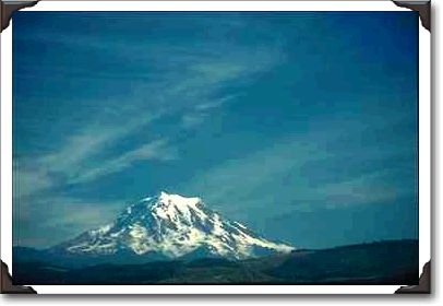 Mt. Rainier, Brushed Clouds Mt. Rainier, Brushed Clouds