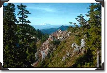 Mountains Behind Red Outcropping Mountains Behind Red Outcropping