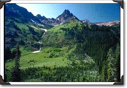 Green Alpine Hillside Green Alpine Hillside
