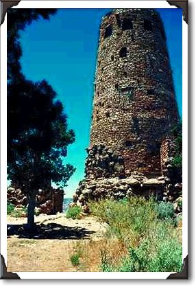 Deserted watchtower, Grand Canyon, Arizona Deserted watchtower, Grand Canyon, Arizona