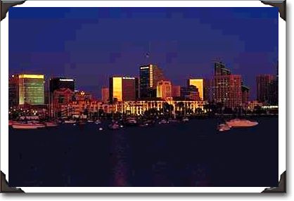 Skyline at sunset Skyline at sunset