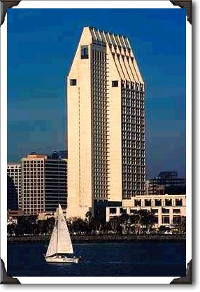 Hyatt Hotel from San Diego Bay Hyatt Hotel from San Diego Bay