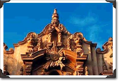 Beaux arts ornament, Globe Theater, Balboa Park Beaux arts ornament, Globe Theater, Balboa Park