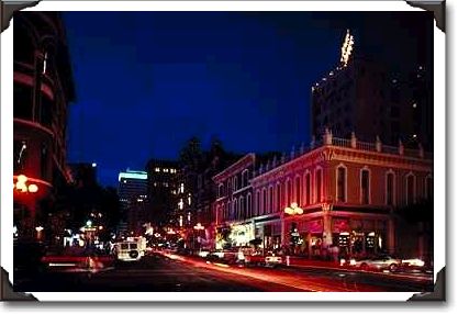 Gaslamp Quarter at night Gaslamp Quarter at night