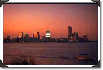 Night skyline, Miami Night skyline, Miami