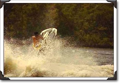 Jet skiing on the Intra-coastal Waterway Jet skiing on the Intra-coastal Waterway