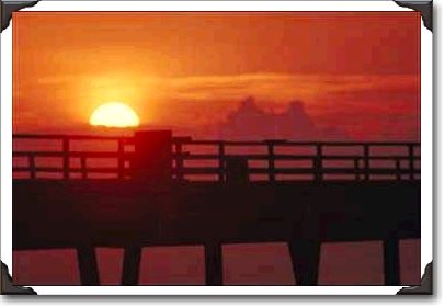 Sunrise at the fishing pier, Dania Sunrise at the fishing pier, Dania