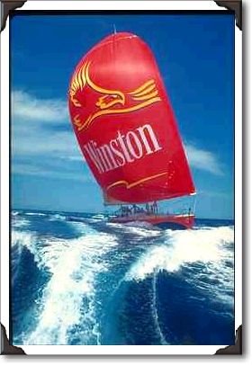 Winston boat during the Whitbread Races in Fort Lauderdale Winston boat during the Whitbread Races in Fort Lauderdale