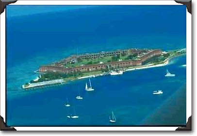 Aerial view of Fort Jefferson, Dry Tortugas National Park Aerial view of Fort Jefferson, Dry Tortugas National Park