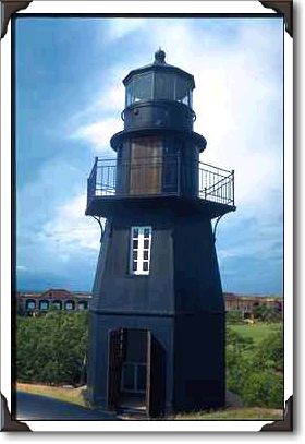 Lighthouse at Fort Jefferson, Dry Tortugas National Park Lighthouse at Fort Jefferson, Dry Tortugas National Park