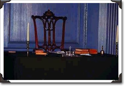 "Chair of the Rising Sun", Independence Hall "Chair of the Rising Sun", Independence Hall