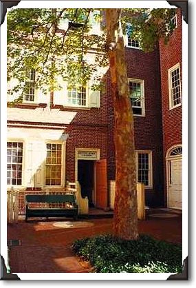 Colonial print shop, Franklin's Court Colonial print shop, Franklin's Court