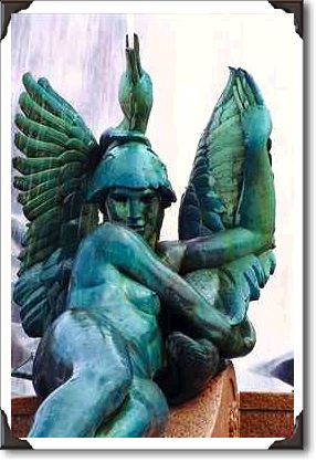 Reclining Angel, Swann Fountain Reclining Angel, Swann Fountain