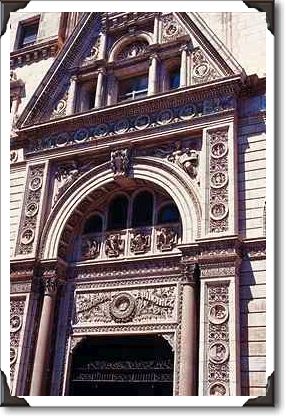 Ornately carved doorway, Witherspoon Building Ornately carved doorway, Witherspoon Building
