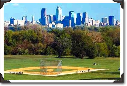Philadelphia skyline from Fairmount Park Philadelphia skyline from Fairmount Park
