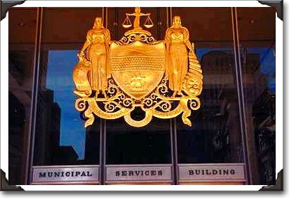 Philadelphia's golden crest Philadelphia's golden crest