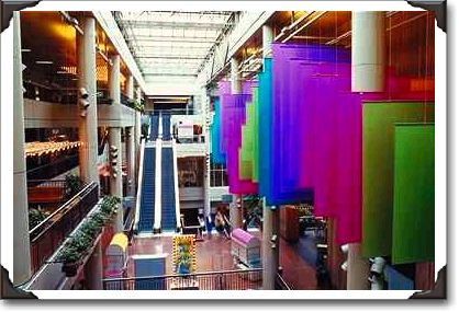 "The Gallery's" colorful entrance "The Gallery's" colorful entrance