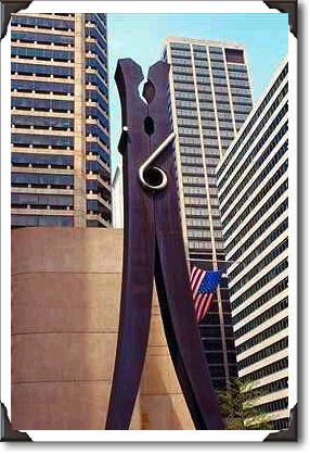 Claes Oldenburg's colossal clothes-pin Claes Oldenburg's colossal clothes-pin
