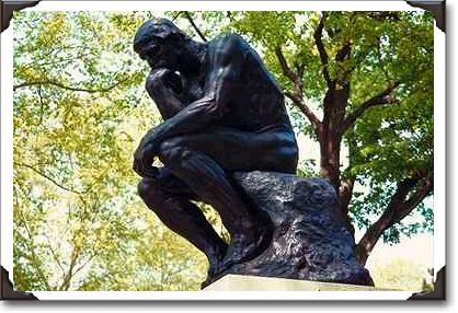 "The Thinker", Rodin Museum "The Thinker", Rodin Museum