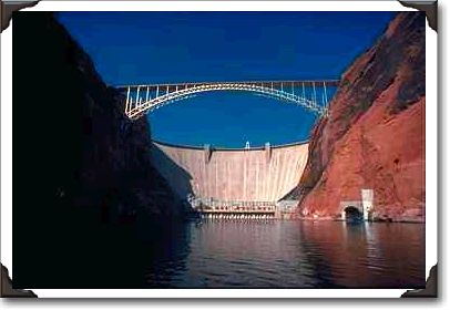 Glen Canyon Dam, Colorado River, Arizona Glen Canyon Dam, Colorado River, Arizona