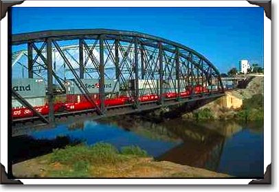 Railroad bridge, Lower Colorado River near Yuma, Arizona Railroad bridge, Lower Colorado River near Yuma, Arizona