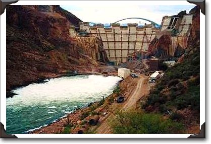 Roosevelt Dam, Salt River Impoundment, Arizona Roosevelt Dam, Salt River Impoundment, Arizona