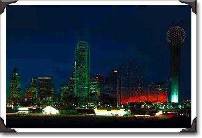 Dallas at night, Texas Dallas at night, Texas