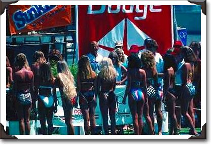 Summer bikini contest, Huntington Beach, California Summer bikini contest, Huntington Beach, California
