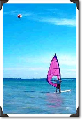 Parasailing and windsurfing Parasailing and windsurfing