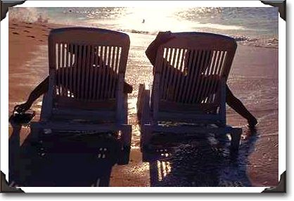 Relaxing on the beach Relaxing on the beach