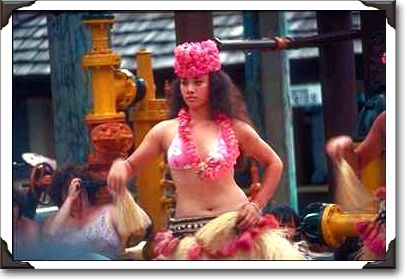 Hawaiian dancer Hawaiian dancer