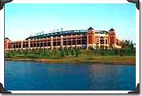 Arlington Baseball Park, Texas, home of the Texas Rangers Arlington Baseball Park, Texas, home of the Texas Rangers