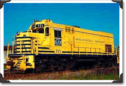 Apalachicola Northern, EMD #721, Port St. Joe, FL Apalachicola Northern, EMD #721, Port St. Joe, FL