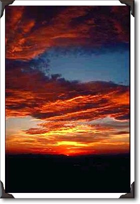 Sunset over Mohave Desert near Lower Colorado River Sunset over Mohave Desert near Lower Colorado River