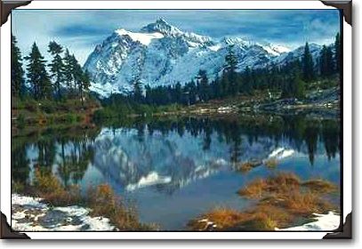 Mount Suskan in Mirror Lake Mount Suskan in Mirror Lake