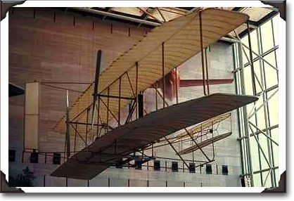 Wright plane, National Air and Space Museum, Washington DC Wright plane, National Air and Space Museum, Washington DC