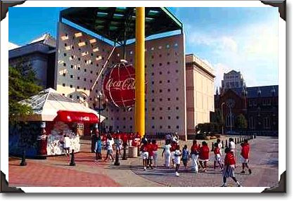 Children at the Coca Cola Museum, Atlanta, Georgia Children at the Coca Cola Museum, Atlanta, Georgia