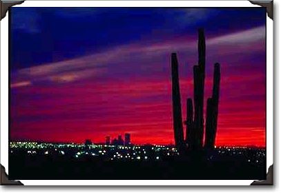 Sunset, Phoenix skyline Sunset, Phoenix skyline