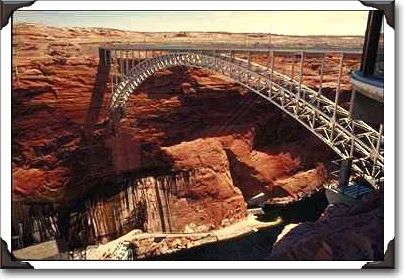 Glen Canyon Dam over Colorado River Glen Canyon Dam over Colorado River