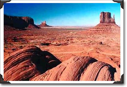 Mitten, Monument Valley, Navajo Indian Tribal Park Mitten, Monument Valley, Navajo Indian Tribal Park