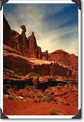 Park Avenue, Arches National Park, Utah Park Avenue, Arches National Park, Utah