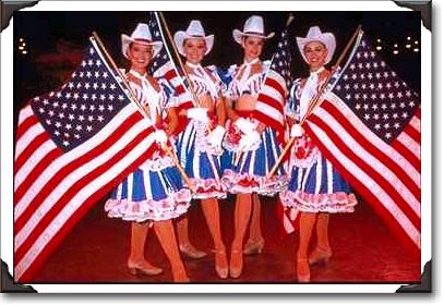 Dance troupe, Stars and Stripes, Orlando, Florida Dance troupe, Stars and Stripes, Orlando, Florida