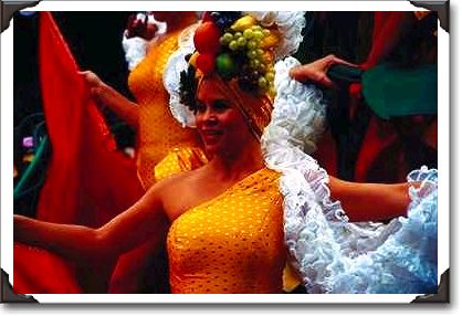 Dancer in parade, Orlando, Florida Dancer in parade, Orlando, Florida